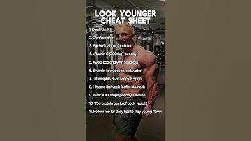 How To Stay Young 4Ever! Follow @lars.langen if you want to stay young & fit forever! #young