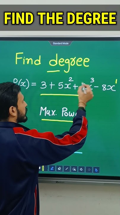 basic-maths-class-10-ch2-polynomial-find-the-degree-polynomials
