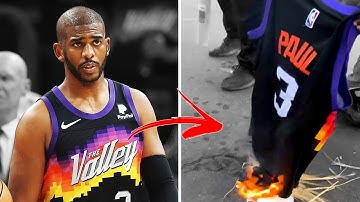 Suns Fans Burn Chris Paul