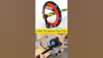 Cable Wrapping Machine #mechanical #technology  #machine  #mechanism #engineering #mechanic