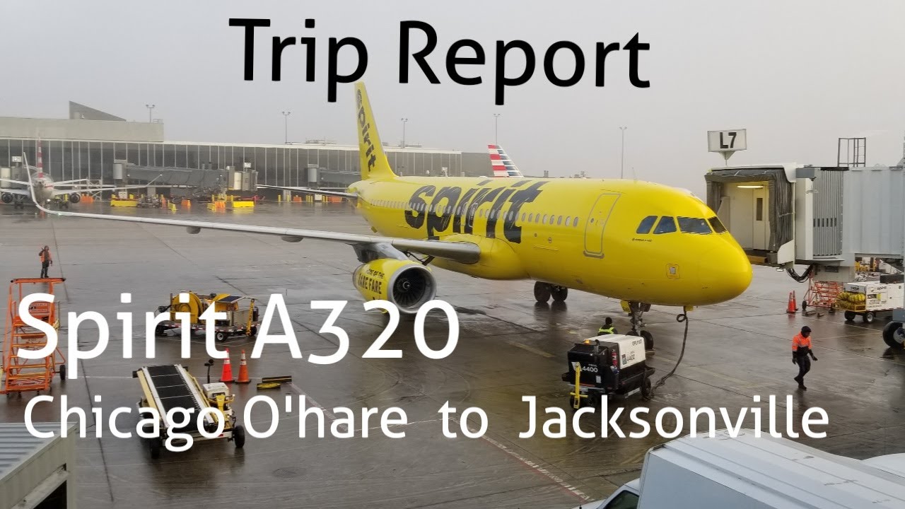 TRIP REPORT! Spirit A320 Chicago O'hare (ORD) to Jacksonville (JAX) Economy Class | N648NK