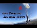 Paramotor flying - New Years Day flying and a near miss
