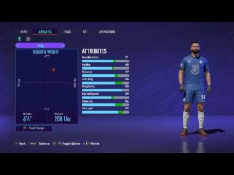 FIFA 21 Pro Clubs look alike Olivier Giroud - YouTube