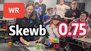 [Recon] 0.75 Skewb WR Single Carter Kucala