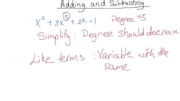 Simplifying Polynomials