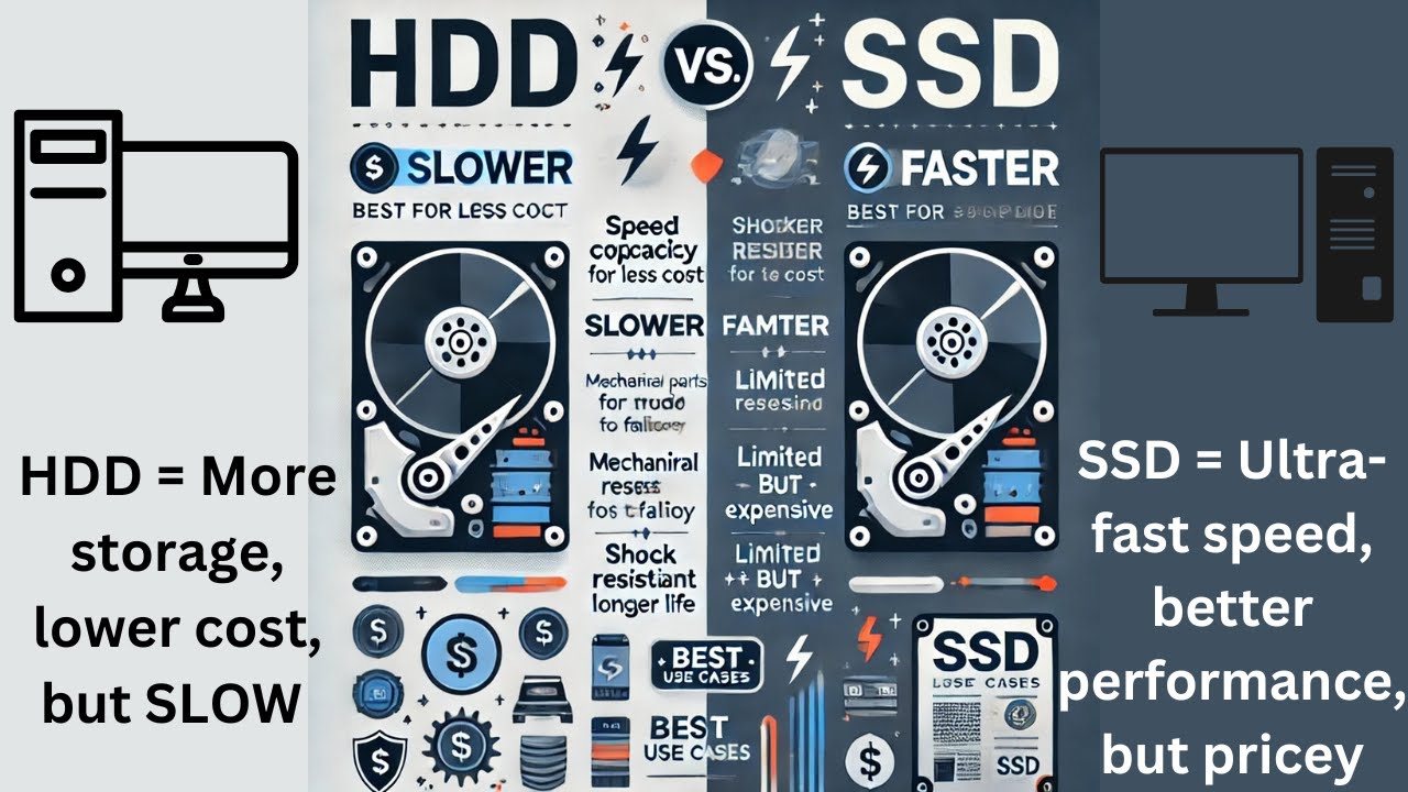 Storage Battle HDD vs. SSD: The Ultimate Storage Battle for Multitasking & Large File ...