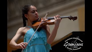 Naz Irem TURKMEN - 12 yo - Turkey - 1st Prize - International Grumiaux Competition 2019