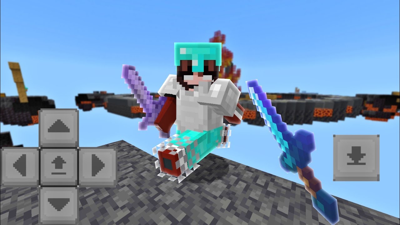 Skywars Full Insane On Mobile Cubecraft Minecraft Pe🔥 