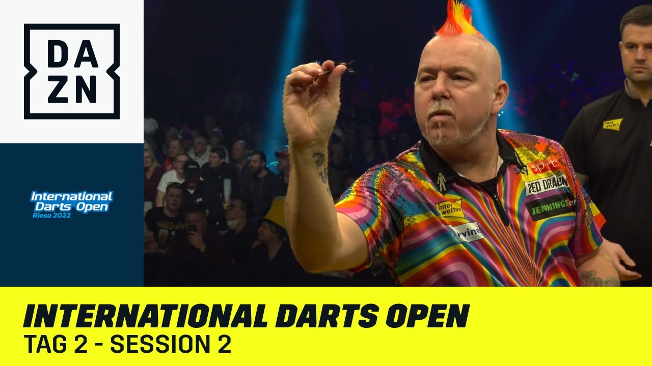 Die Abendsession des zweiten Tages in Riesa Tag 2 - Session 2 International Darts Open DAZN