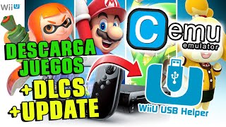 DESCARGAR JUEGOS para EMULADOR CEMU 2023 🎮 DLC + UPDATE / Wii u USB HELPER