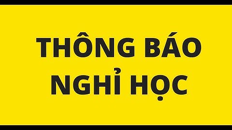 Mẫu soạn thảo văn bản thông báo