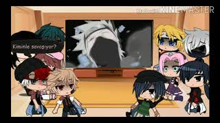 BNHA and Naruto React to Kakashi's Past Türkçe naruto tepki video