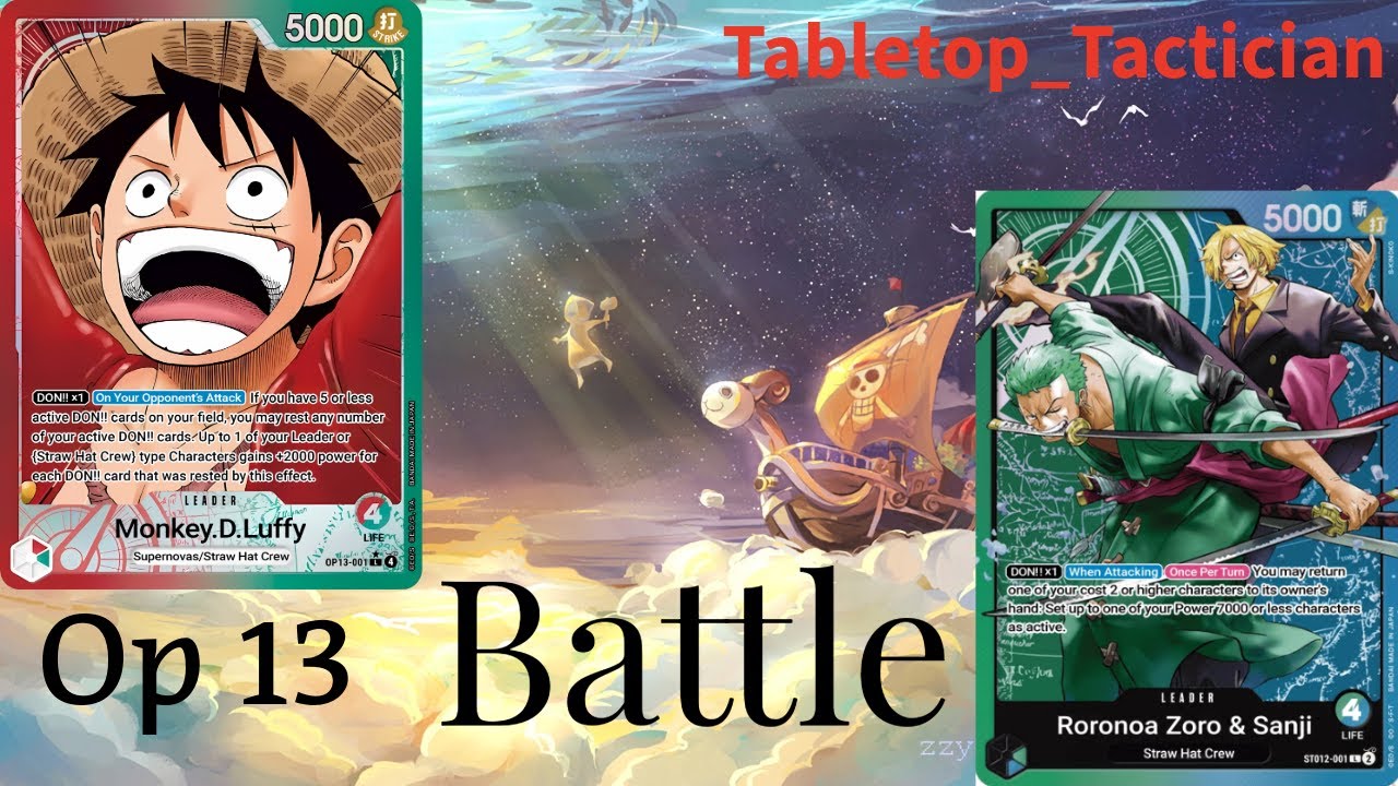 It's Mutiny Then! One Piece TCG: RG Luffy VS BG Zoro & Sanji