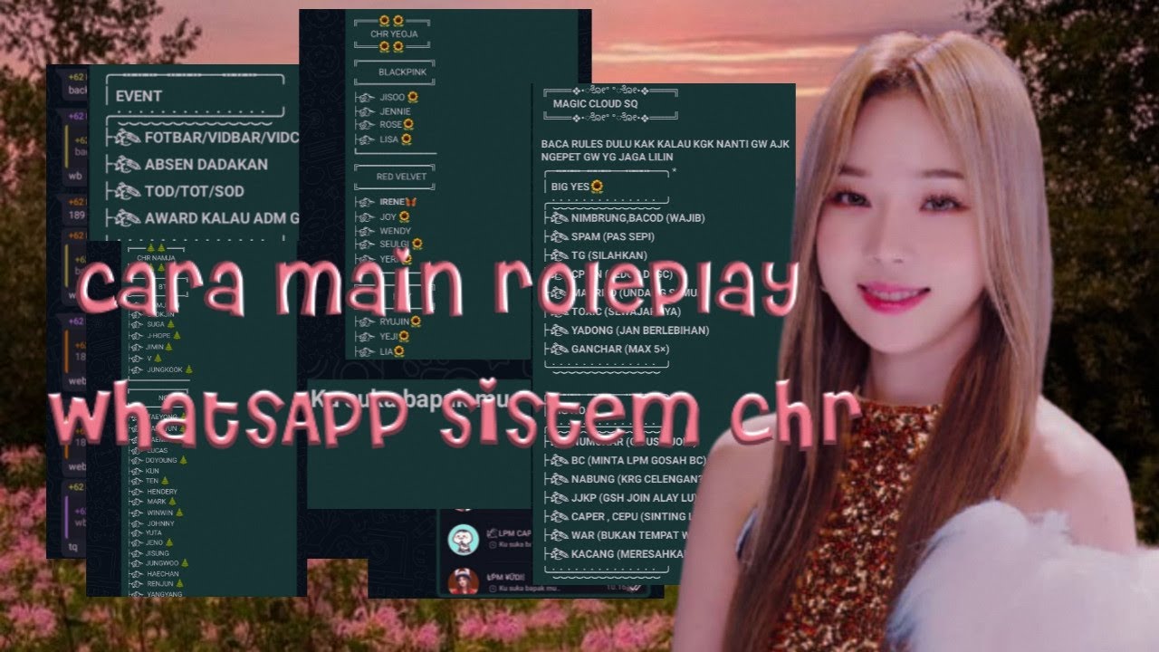 Main Rp ۟ cara main rp WhatsApp sistem chr ๑ - YouTube