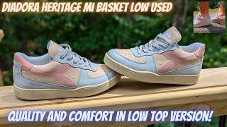 Diadora Mi Basket Low Used - Great Colors, And Even Better Materials!