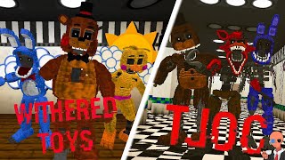 TJOC + Withered Toy Animatronics addon for MCPE // Full Addon Review