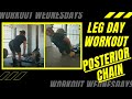 FULL Leg day workout | Posterior chain | Concrete Fitness