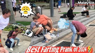 Best farting prank of 2024 || Sitting on strangers laps || 2024 prank video...