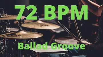 72 bpm drum beat - 4/4 Ballad Groove by Solidtracks