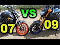 MT-07 VS MT-09 CUAL COMPRAR?CUAL ES MAS RAPIDA? - BLITZ RIDER