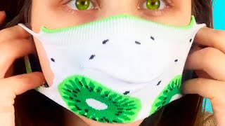 Easy Face Mask From Socks With Filter No Sew Diy Cloth Mask With Socks Tutorial