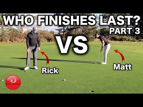 callaway golf WHO FINISHES LAST? RICK Vs MATT Vs ANDY PART 3