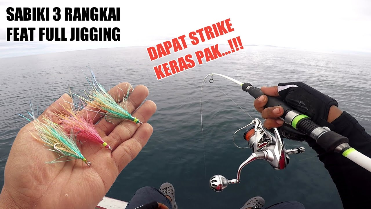 TARIKAN KERAS !!! REEL SAMPAI BERDERIT KENCANG KALAU DI TARIK IKAN INI !!! SABIKI + METAL JIG