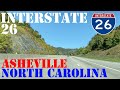 I-26 West - Asheville - North Carolina to Johnson City - Tennessee - 4K Highway Drive