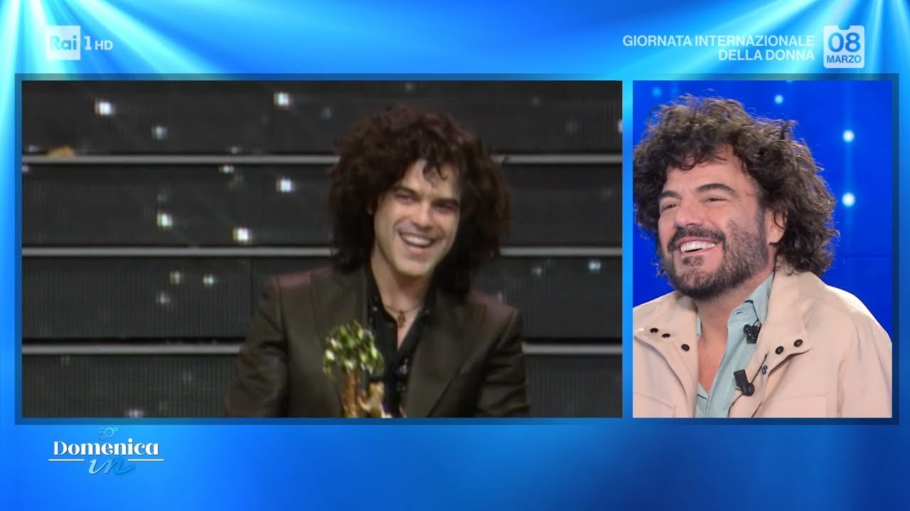 Francesco Renga e la vittoria a Sanremo 2001 - Domenica In 08/03/2026