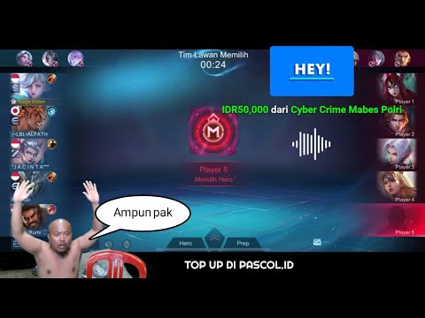 PASCOL PANIK DIDONATE JUDI ONLINE SAAT LIVE