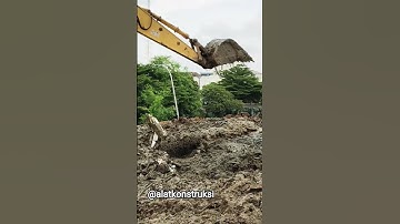 LUMPUR PEKAT NORMALISASI KALI BEKASI DENGAN EXCAVATOR DAN DUMPTRUK PART 168 #shorts #dedimulyadi