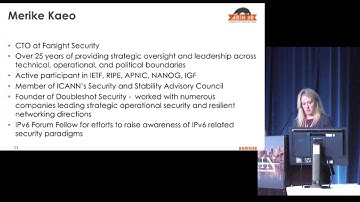 Merike Kaeo - Candidate, ARIN Board of Trustees