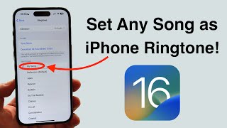 (iOS 16) كيفية تعيين أي أغنية كنغمة رنين لجهاز iPhone - مجانًا وبدون جهاز كمبيوتر!