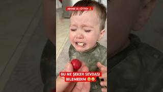 HASAN EFE ŞEKER IÇIN RESMEN AĞLADI YAĞĞĞ🥺😢😭 #baby #bebekler #şekerleme #oguzhan ￼
