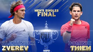 As alexander zverev and dominic thiem prepare to go head in the final
of us open 2020, we take a look at their road final! don't miss mo...