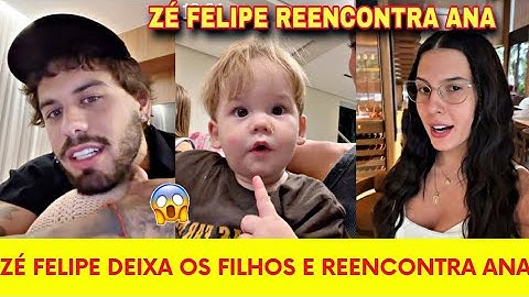 ZÉ FELIPE DEIXA OS FILHOS E REENCONTRA ANA CASTELA EM LONDRINA 😱
