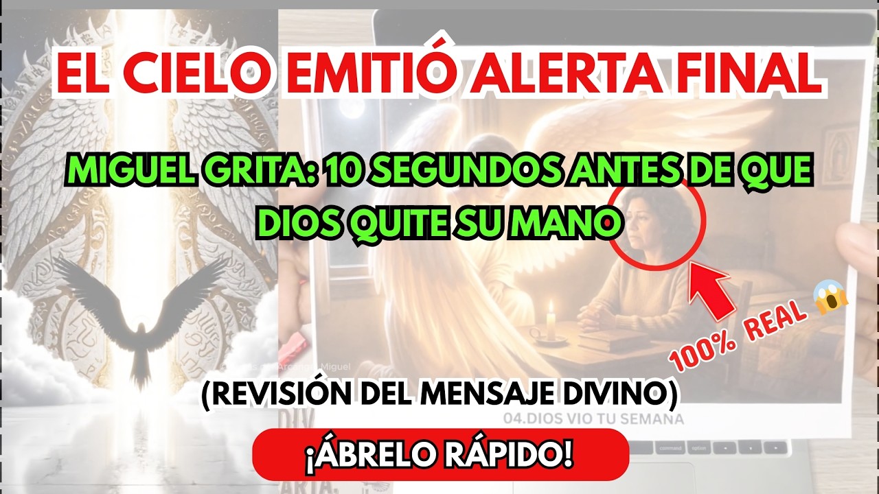 ¿Por qué Miguel grita tu nombre? ALERTA FINAL—10 segundos para mantener la mano de Dios...