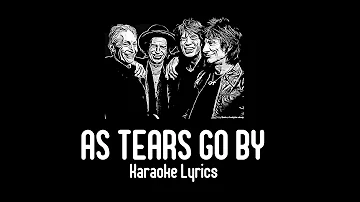 The Rolling Stones - As tears go by - (karaoke)