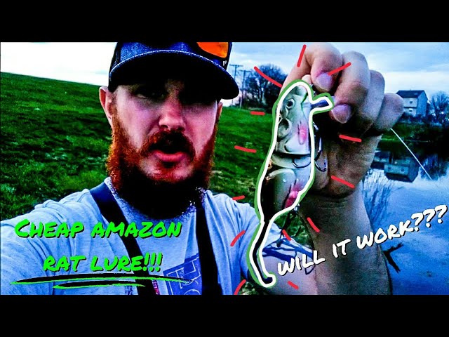 CHEAP  RAT LURE REVIEW!!! ( Will it catch fish???) 