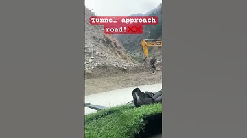 Tunnel blocked On NH-44 kashmir😧😧 #nhai #highway #tunnel #engineering #viralshort #construction