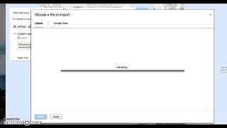 Importing an MS Excel file into Google MyMaps