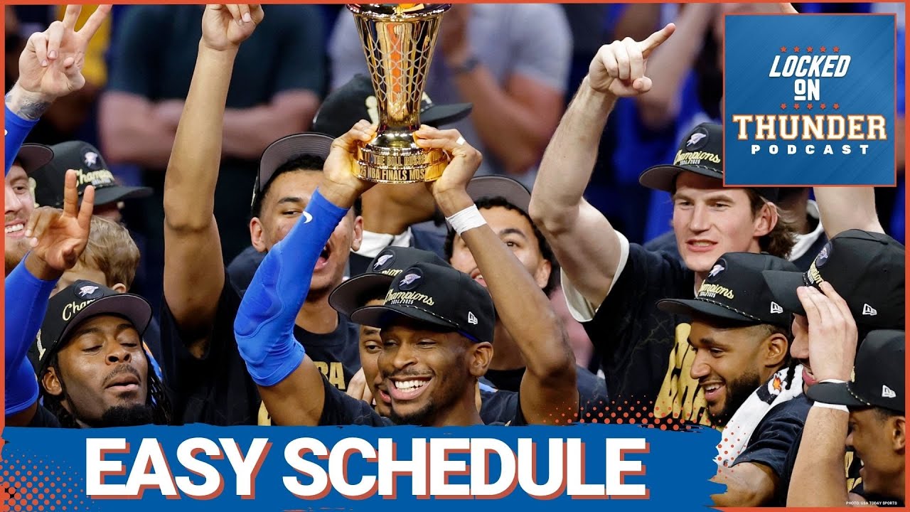 OKC Thunder Get FAVORABLE Schedule, NATIONAL TV GAMES GALORE