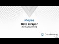 Shopee Data Scraper - Product, Sales