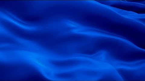 Sapphire blue background flag video waving in wind. Color Royal Blue Flag. Blue flag HD presentation