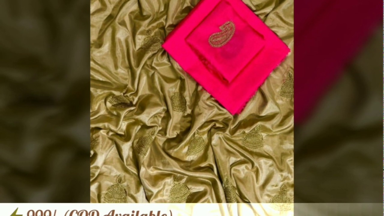 Latest Collection of Sana Silk Sarees with Price/Shoppers Time On COD