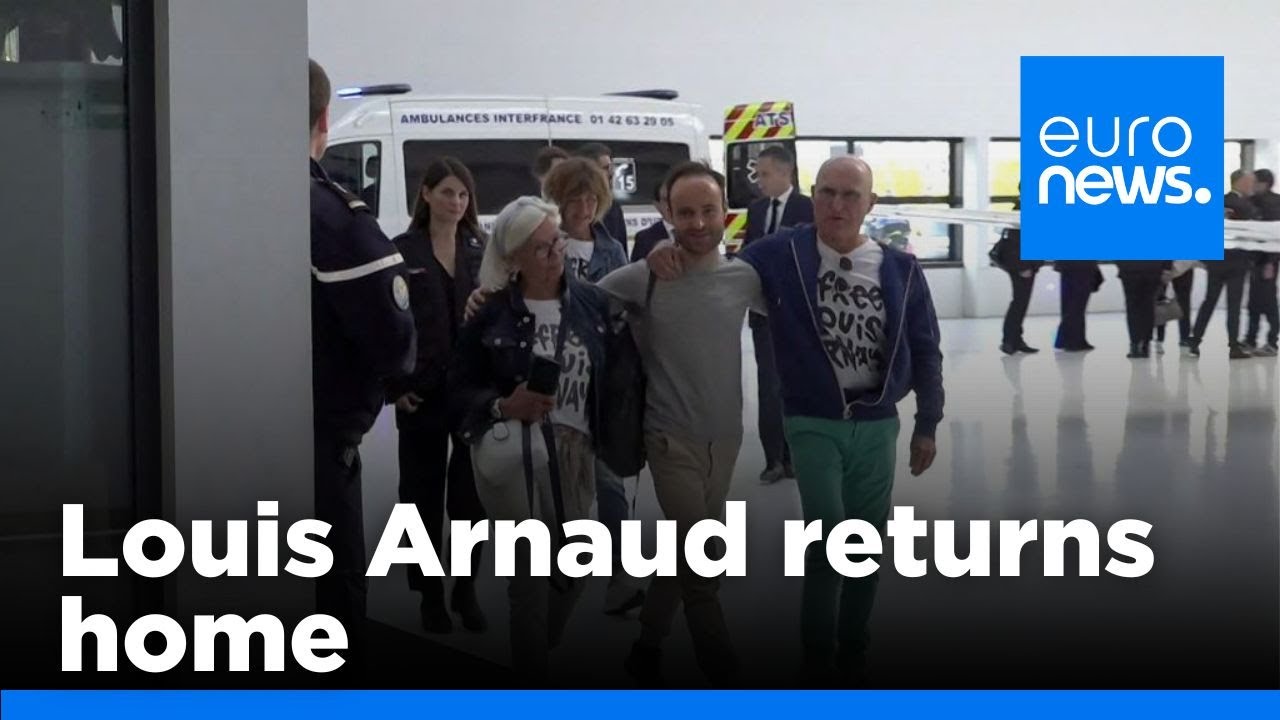 French hostage Louis Arnaud returns home after two years' imprisonment in Iran | euronews🇬🇧