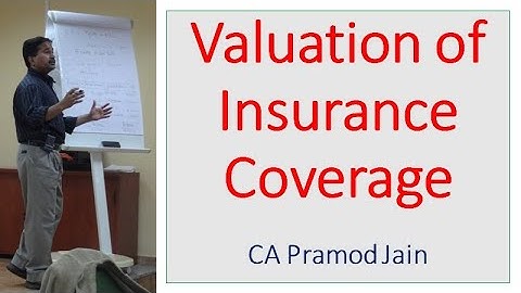 Valuation of Insurance Coverage I CA Pramod Jain