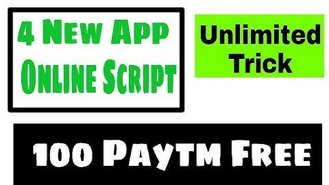 [ Online Script + Unlimited Trick ] ₹100 Free Paytm Cash New Application