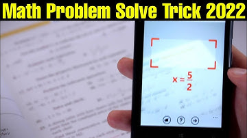 Maths Solution App 2022 | Fast Math Question Solved Apps | Math ki Problem Solution Best App 2022