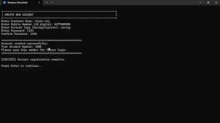 Banking management system using opps concept c++